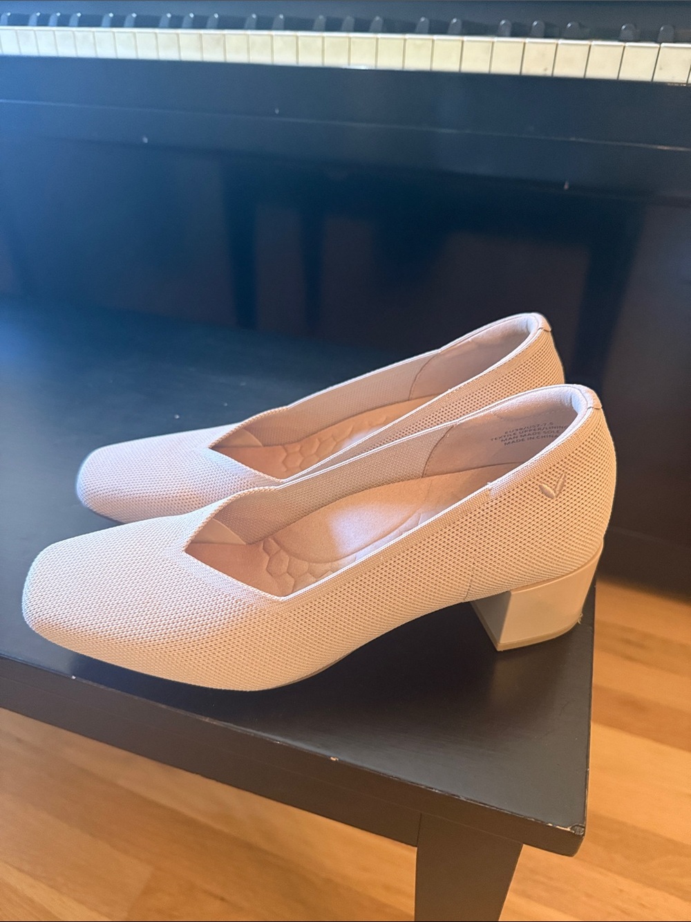 Vivaia Square-Toe Stress Free Chunky Heels (Megan)